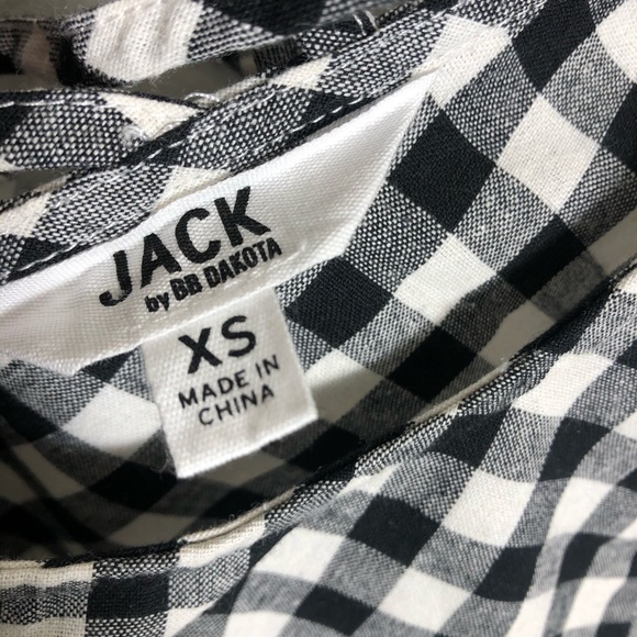 JACK by BB Dakota Gingham Print Top XS - Picture 7 of 10